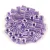 Miyuki kocka gyöngy - 2607 -  Sparkling Purple Lined Crystal - 4mm