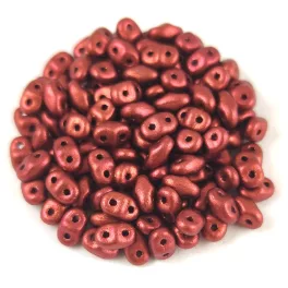 Miniduo gyöngy - Matt Rust - 2.5x4mm
