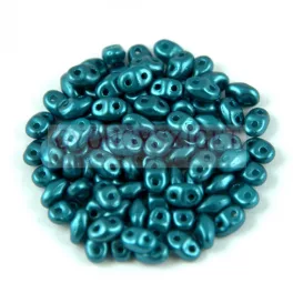 Miniduo gyöngy 2.5x5mm pastel emerald