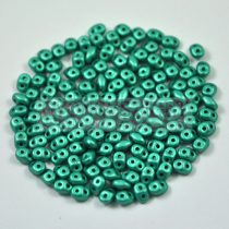 Miniduo bead 2.5x4mm polichrome metallic light green