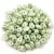 Miniduo gyöngy - White Light Green Luster  - 2.5x4mm