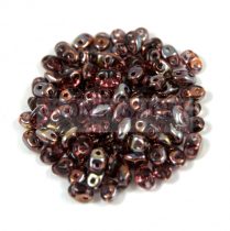 Miniduo bead - amethyst marea - 2.5x4mm