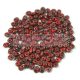 Miniduo gyöngy - 2.5x4mm - Opaque Dark Red Picasso