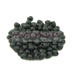 Miyuki drop gyöngy - Frosted Black - 3,4mm
