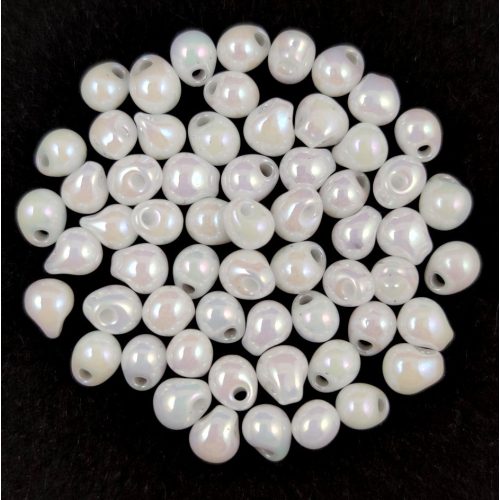 Miyuki Drop Japanese Seed Bead - Pearl White AB - size: 3,4mm