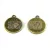 Pendant - Zodiac Sign - Leo -  Antique Brass Colour - 17x20mm