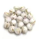 Melon Bead - Alabaster Gold - 6mm