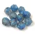 Melon Bead - Crystal Aqua Splash - 8mm