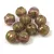 Melon gyöngy - Green Bronz - 8mm