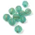 Melon Bead - Matt Dark Aqua Gold - 8mm