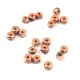 Czech faceted micro spacer bead - Crystal Full Apollo - 2x3mm