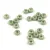 Czech faceted micro spacer bead - Alabaster Light Green Luster - 2x3mm