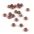 Czech faceted micro spacer bead - Alabaster Purple Bronze Luster - 2x3mm