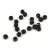 Czech faceted micro spacer bead - Jet - 2x3mm