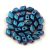 Mini Gemduo cseh préselt üveggyöngy - Jet Polychrome Indigo Violet - 6x4 mm