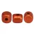 Minos® par Puca®bead - matte rust - 2.5x3 mm