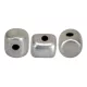 Minos® par Puca®bead - silver - 2.5x3 mm