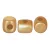 Minos® par Puca®bead - pastel cream gold - 2.5x3 mm