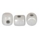 Minos® par Puca®bead - white luster - 2.5x3 mm