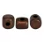 Minos® par Puca®bead - matte bronz - 2.5x3 mm