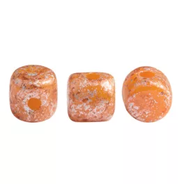 Minos® par Puca®gyöngy - Orange Opal Tweedy - 2.5x3 mm