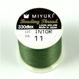 Miyuki Beading Thread - olive - 50m