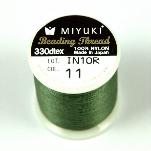 Miyuki Beading Thread - olive - 50m
