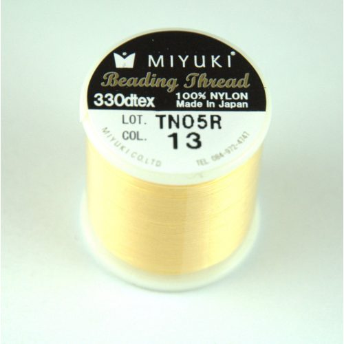 Miyuki Beading Thread - yellow - 50m