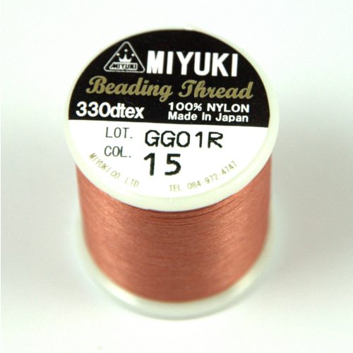 Miyuki Beading Thread - nutmeg - 50m