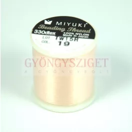 Miyuki Beading Thread - Peach - 50m