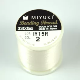 Miyuki Beading Thread - eggshell - 50m