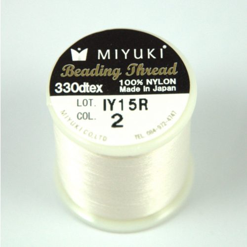Miyuki Beading Thread - eggshell - 50m