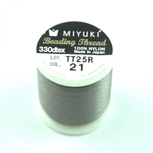 Miyuki Beading Thread - Earl Grey - 50m