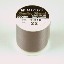 Miyuki fűzőcérna - sötét barnás- szürke - 50m