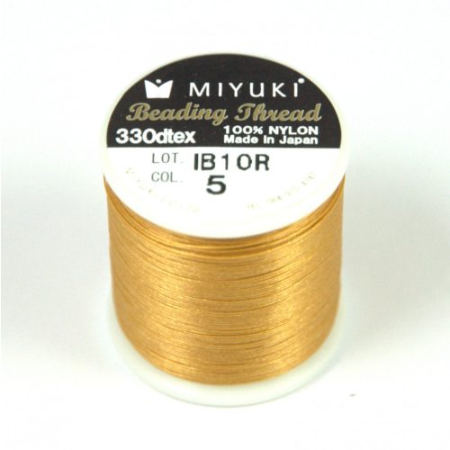 Miyuki Beading Thread - gold - 50m