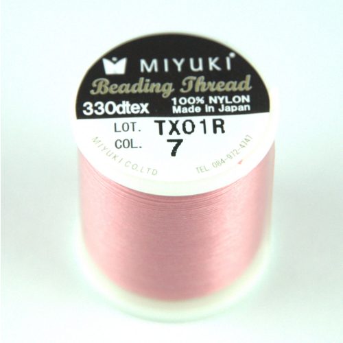 Miyuki fűzőcérna - pink - 50m