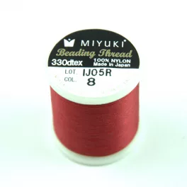 Miyuki Beading Thread - red - 50m