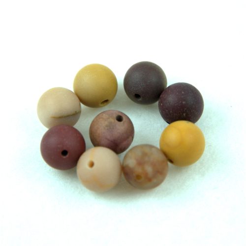 Mookaite round bead - matt - 10mm