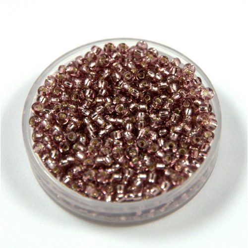 Miyuki Japanese Round Seed Bead - 12 - Silver Lined Light Amethyst - size:11/0