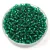 Miyuki Japanese Round Seed Bead - 17f - Matt Silver Lined Emerald - size:11/0