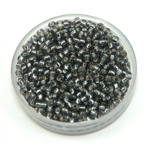 Miyuki Japanese Round Seed Bead - 21 - Silver Lined Gray - size:11/0