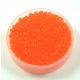 Miyuki Japanese Round Seed Bead - 138f - Transparent Frosted Orange - size:11/0