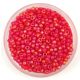 Miyuki Japanese Round Seed Bead - 140fr -  Matte Red Orange AB - size:15/0