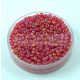 Miyuki Japanese Round Seed Bead - 141fr - Rainbow Frosted Transparent Red - size:11/0