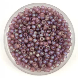   Miyuki Japanese Round Seed Bead - 142fr - Matte Amethyst AB - size:11/0
