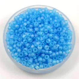   Miyuki Japanese Round Seed Bead - 148fr - Matte Aqua AB - size:11/0