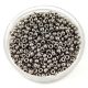 Miyuki Japanese Round Seed Bead - 0190 - Nickel (Dark Silver) - size:11/0
