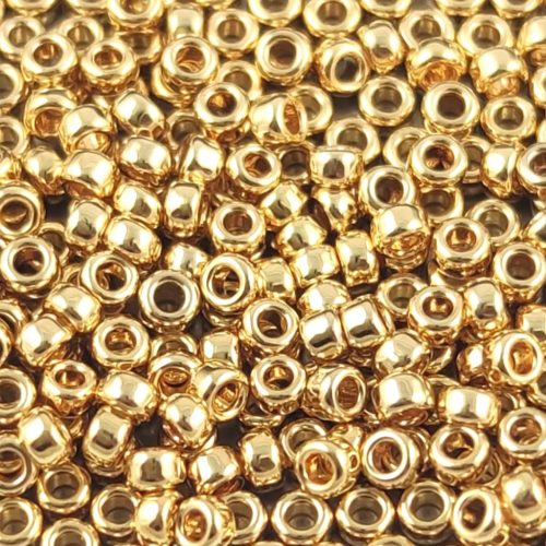 Miyuki kásagyöngy - 0191 - 24k Gold Plated - méret:11/0
