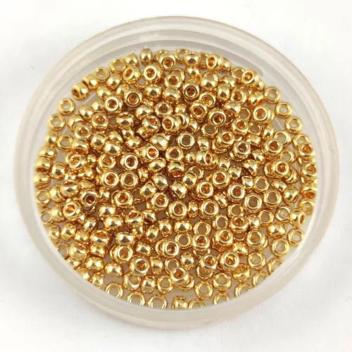 Miyuki Japanese Round Seed Bead - 0193 - 24k Gold Plated - size:11/0