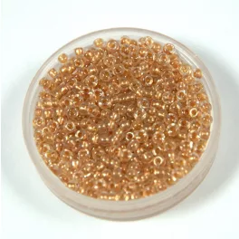   Miyuki Japanese Round Seed Bead - 234 - Gold Lined Crystal - size:11/0